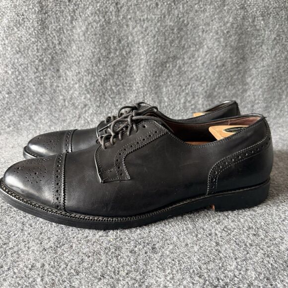 Allen Edmonds Hancock Leather Cap Toe Dress Shoes 13 D Independence Collection